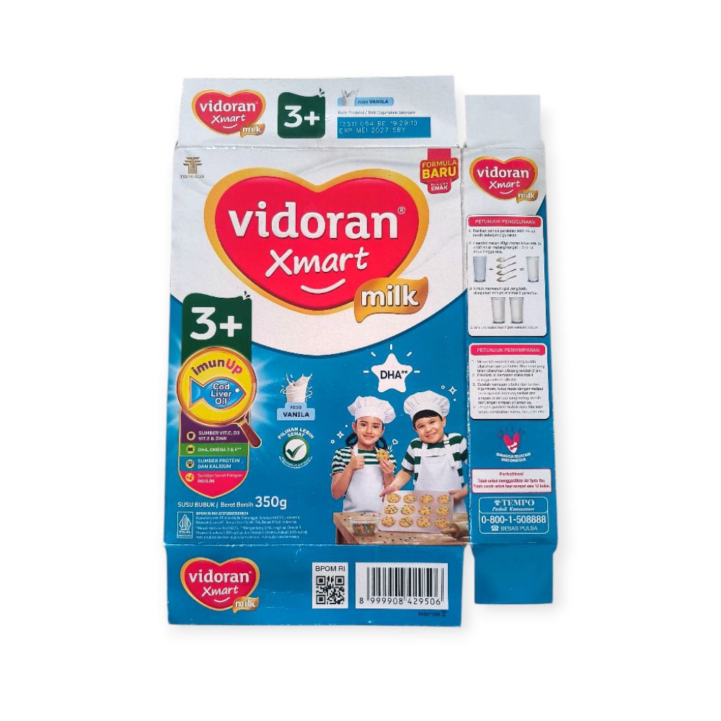 Kardus Susu Bekas Vidoran Xmart