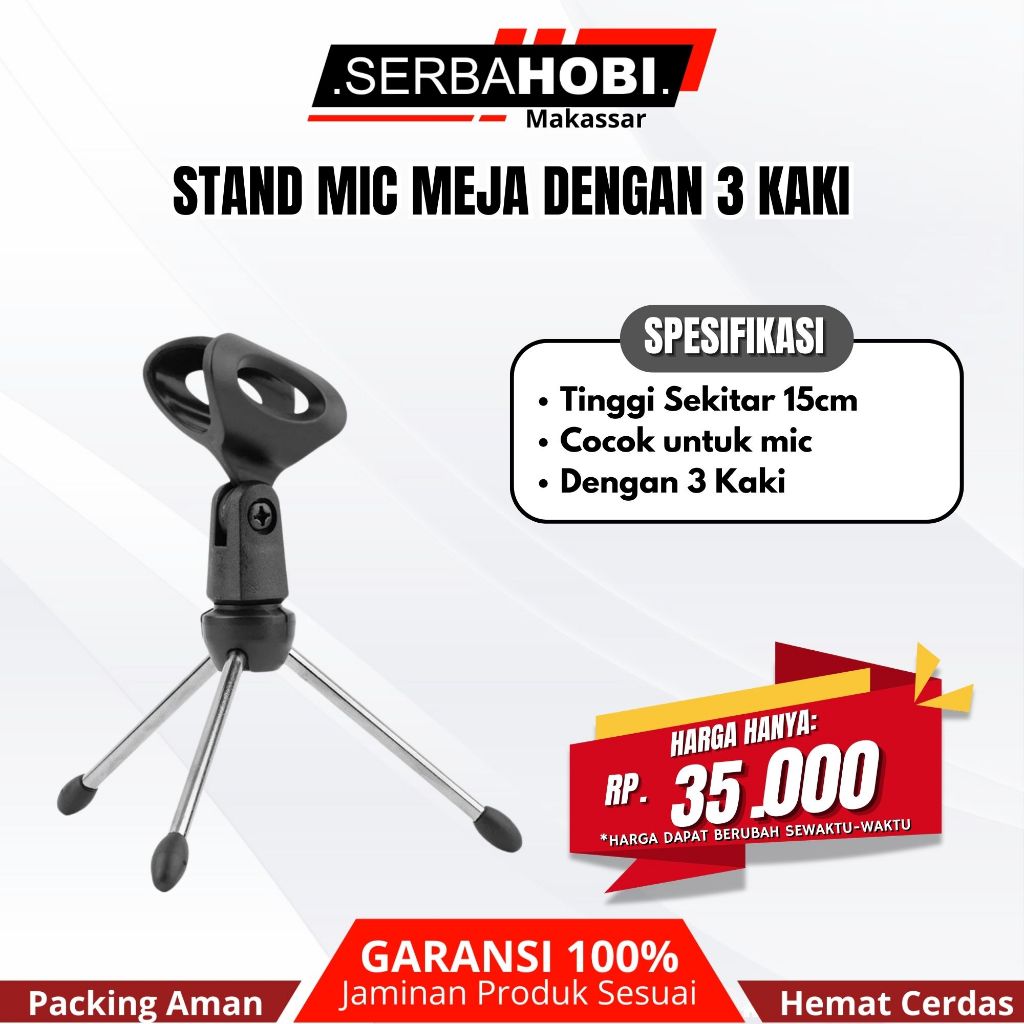 STAND MICROPHONE / STAND MICROPHONE MEJA MINI HARGA MURAH