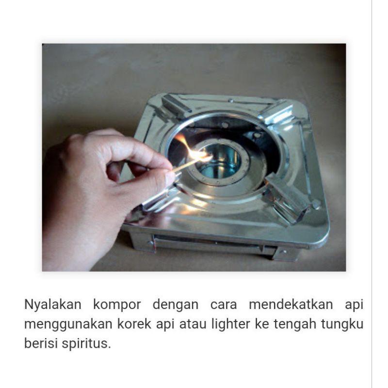 Kompor mini spirtus kaleng