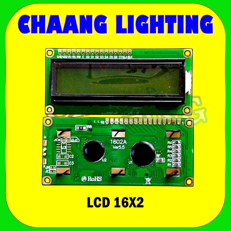 LCD 16X2 1602 YELLOW GREEN LCD 16 X 2 HIJAU KUNING LCD 1602