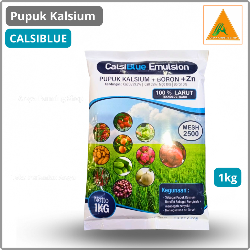 Pupuk CalsiBlue Emulsion 1 Kg - Pupuk Kalsium Boron Plus Zn