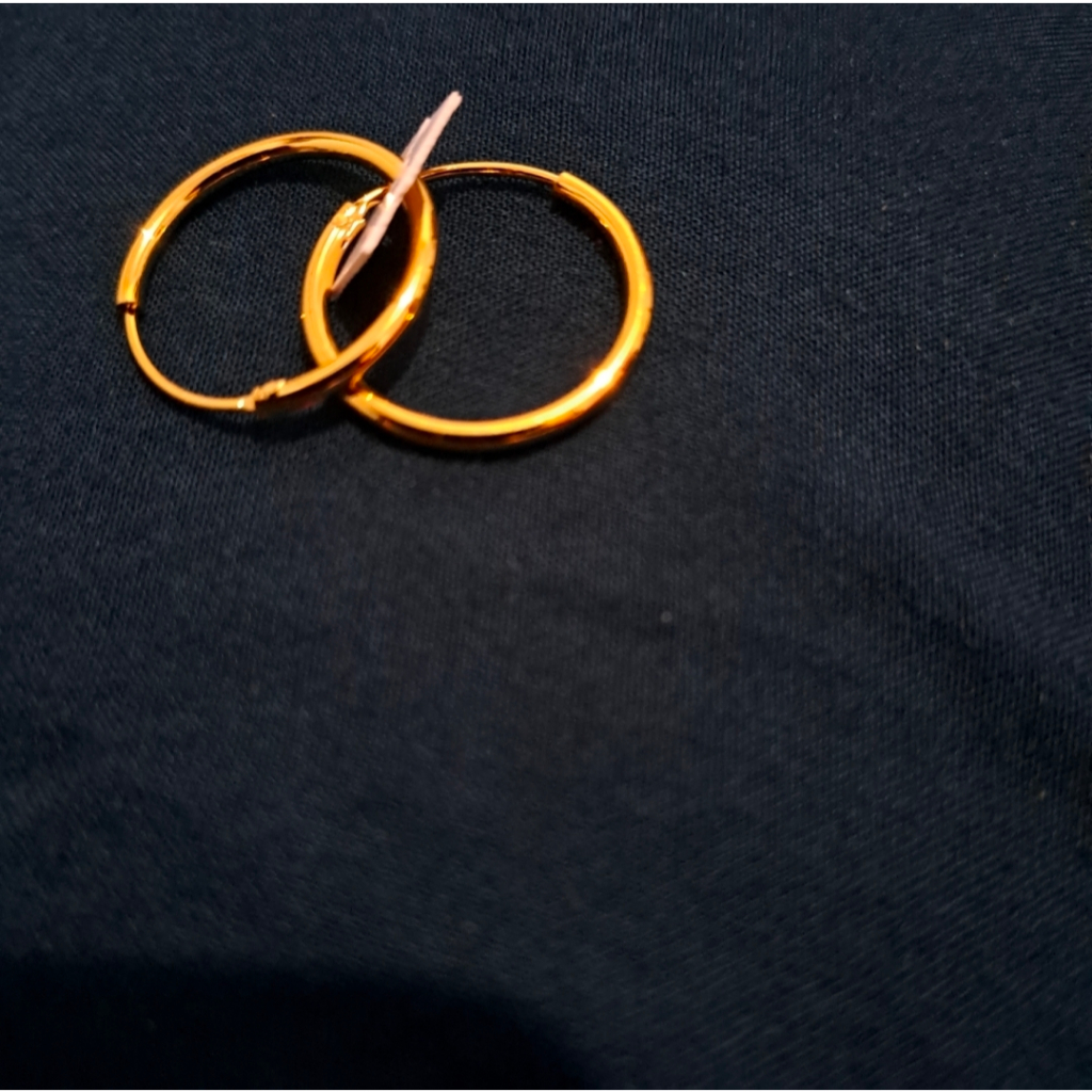 Anting Baby gipsy titanium /Anting anak bulat titanium