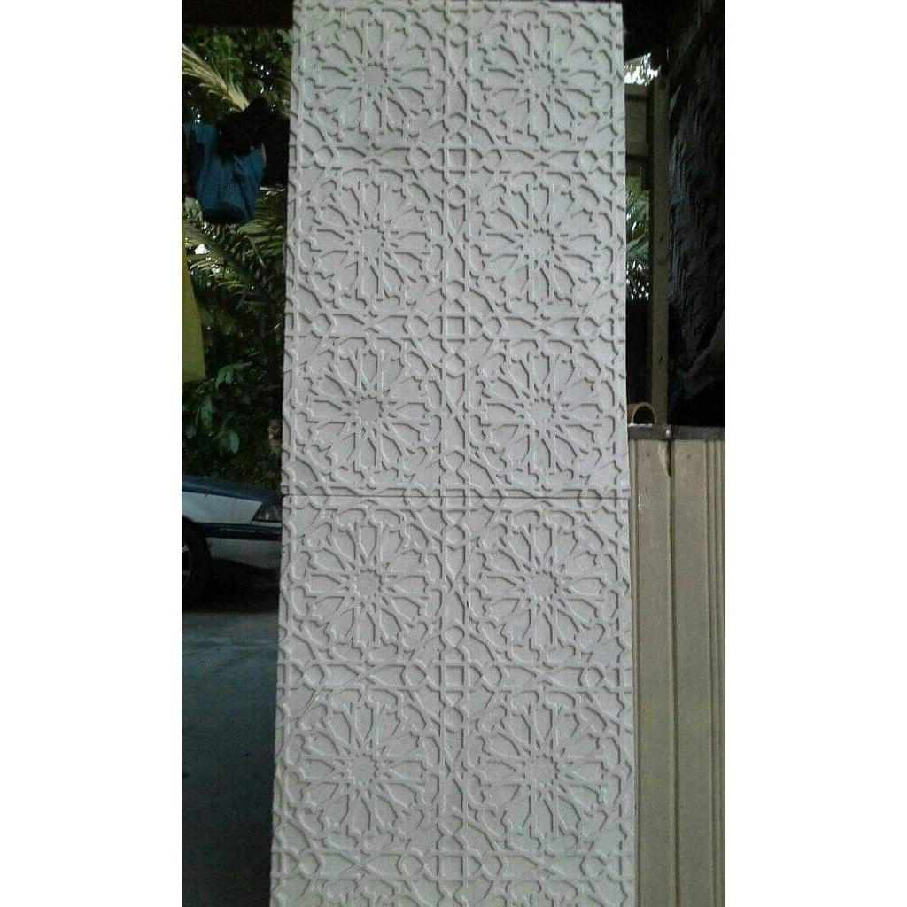 GRC Krawangan Tahan Cuaca – Ornamen Dinding Outdoor Premium
