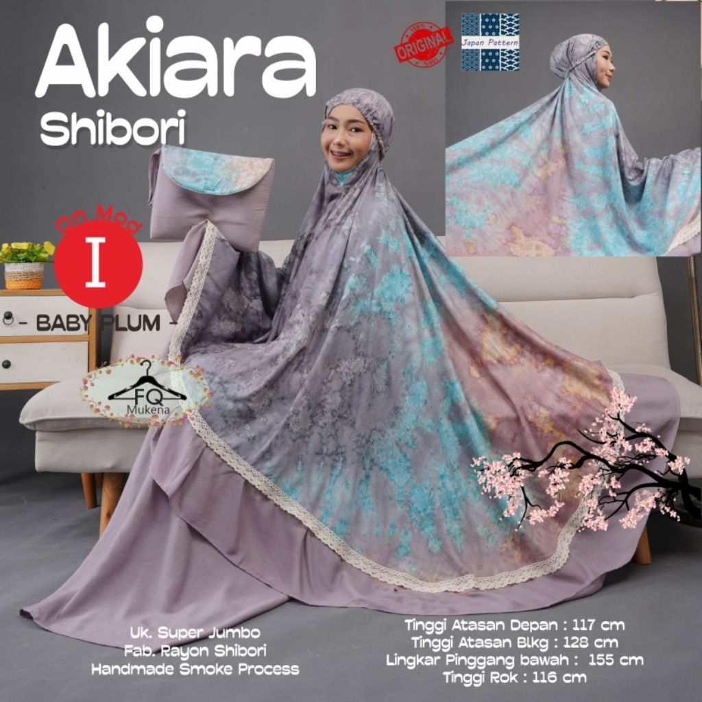 Akiara shibori mukena jumbo