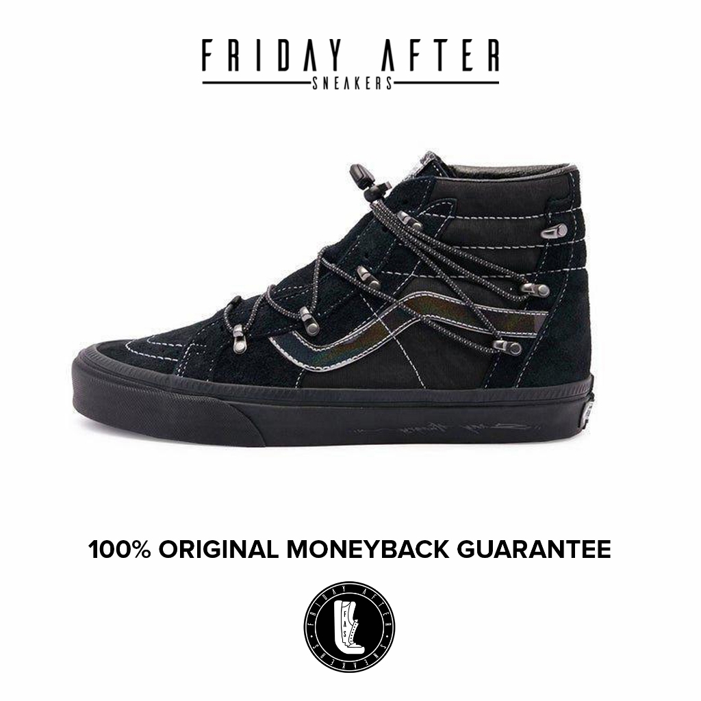 Sepatu Sneakers Pria Vans SK8 HI Eco x Huatunan Year Of The Tiger Black Original Resmi