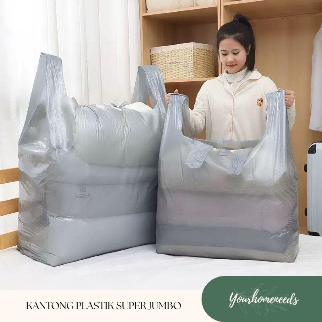 KANTONG KRESEK PLASTIK TEBAL PREMIUM KANTONG PLASTIK SUPER JUMBO UNTUK PINDAH RUMAH BAJU SELIMUT