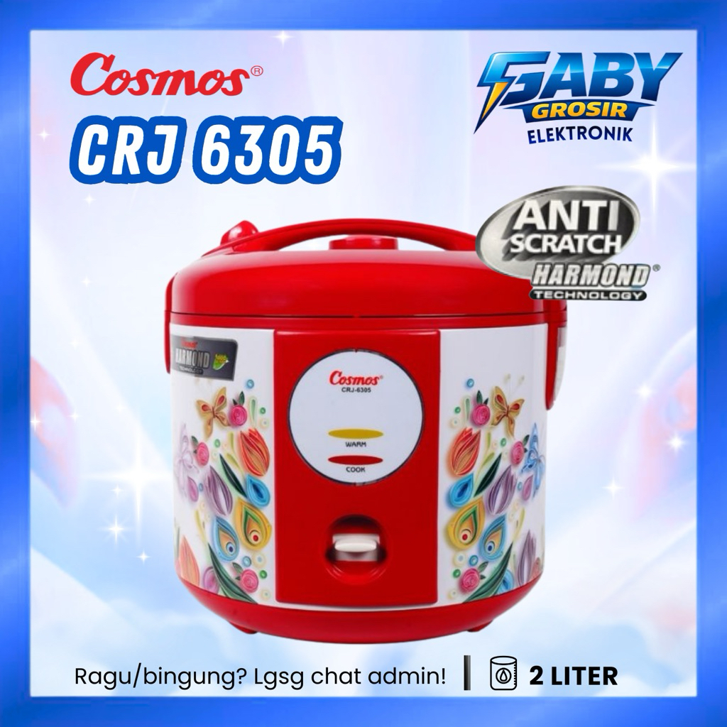 COSMOS RICE COOKER HARMOND CRJ-6305 - 2 LITER