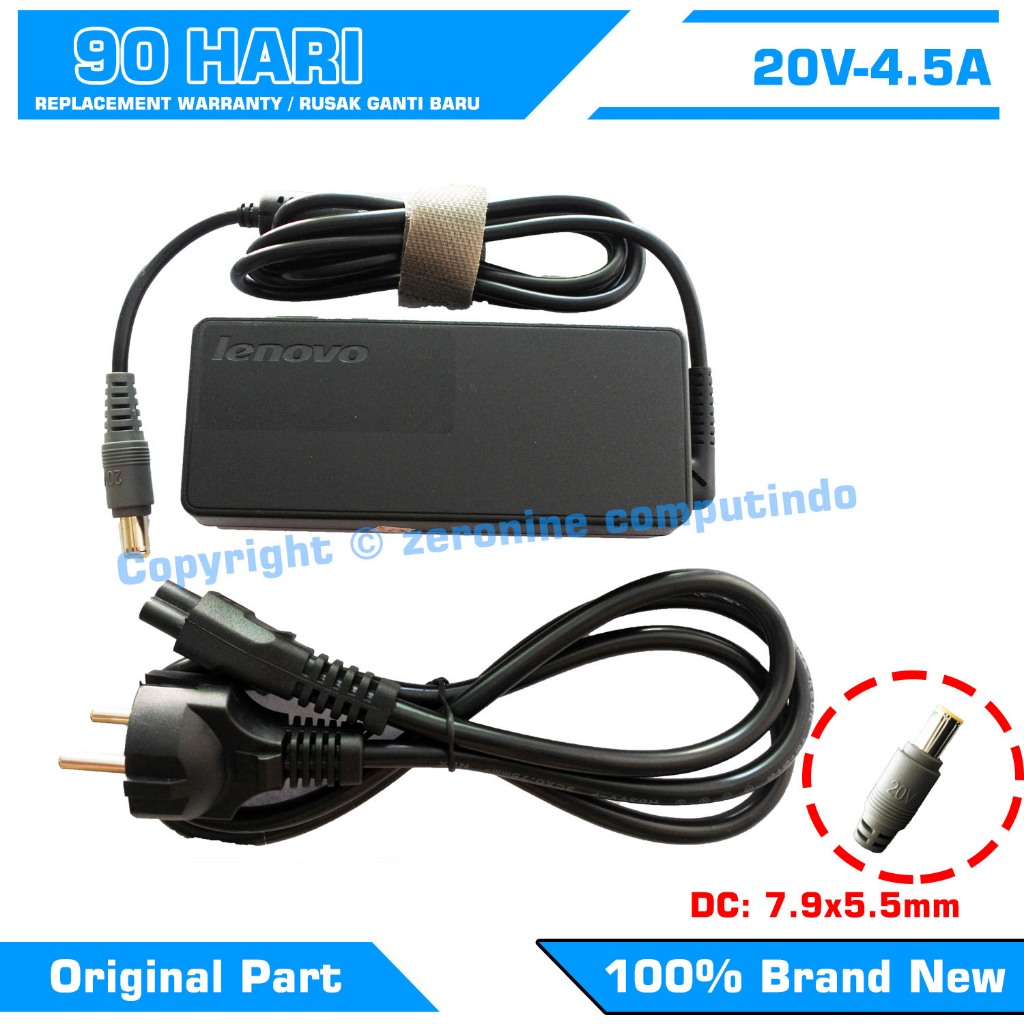 Adaptor Charger Lenovo tablet X230 X230i X230t 95W 4.5A DC 7.9*5.5