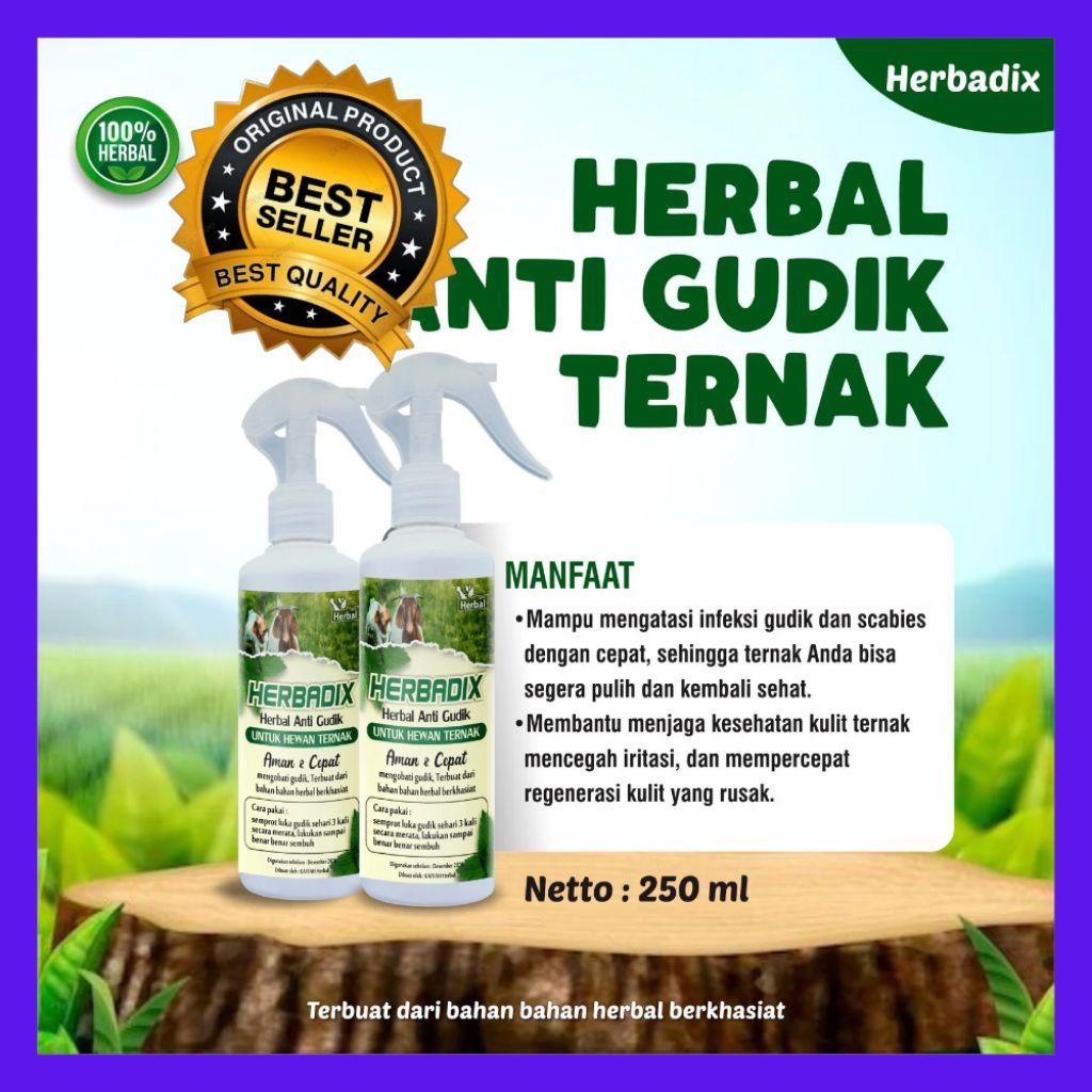TERPERCAYA  Obat Gudik Kambing Etawa, Obat Gudik Kambing Herbal, Obat Gudik Kambing Manjur