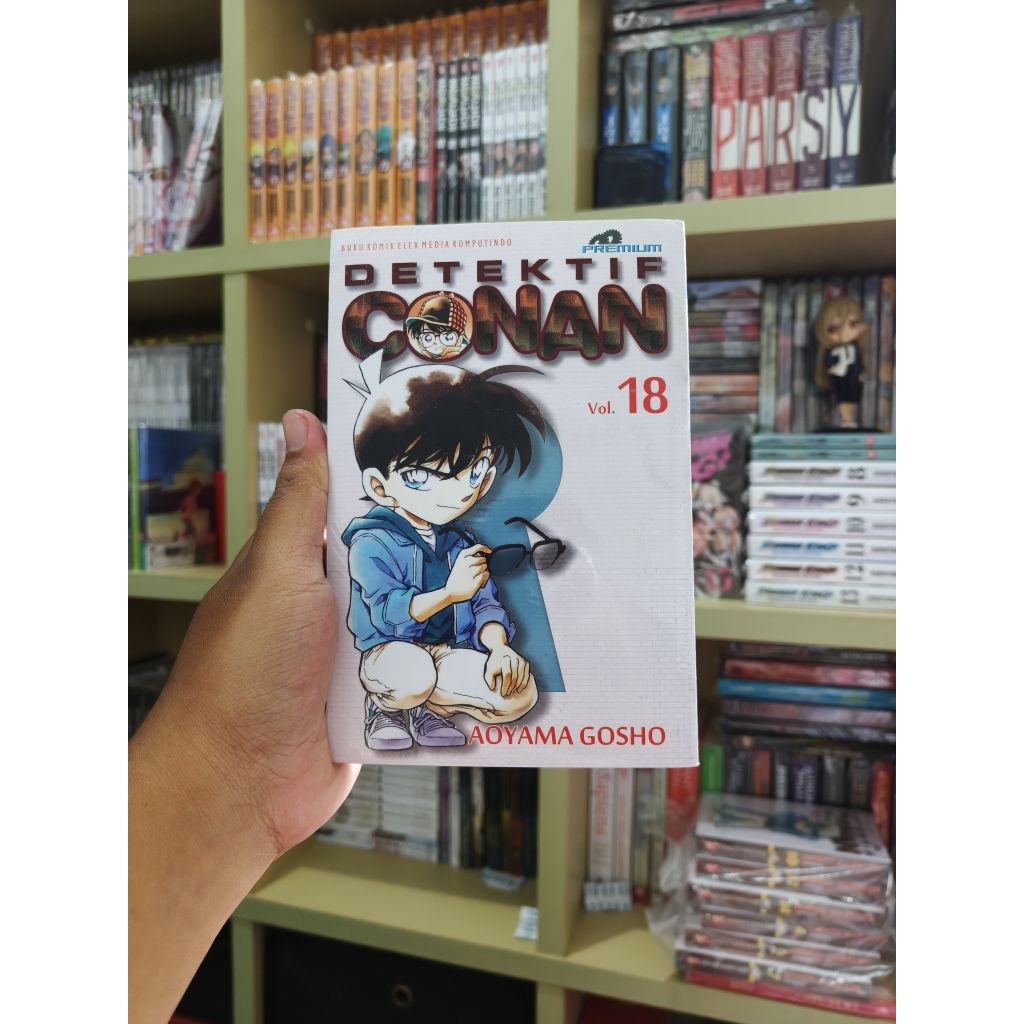 komik manga detektif conan premium vol 18 new seal original