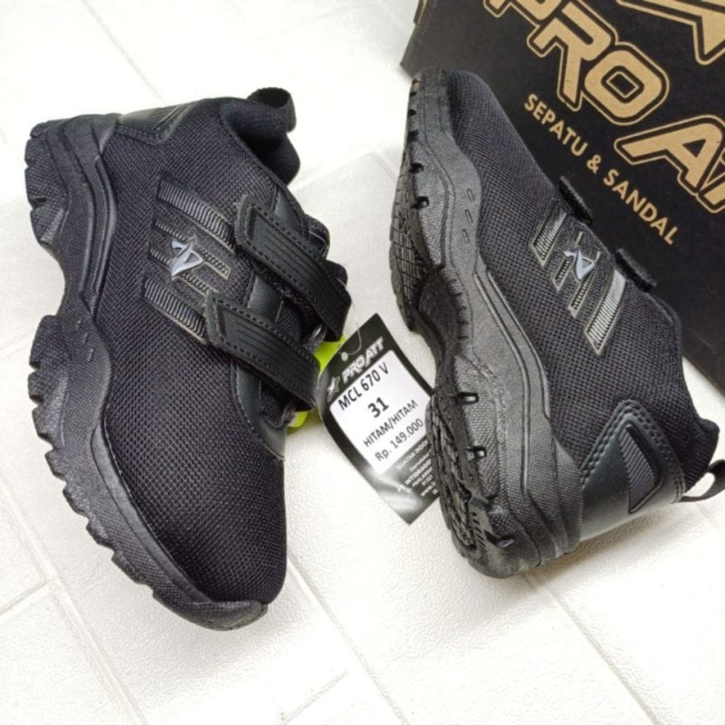 sepatu sekolah pro att anak rekat tanggung mcl 670
