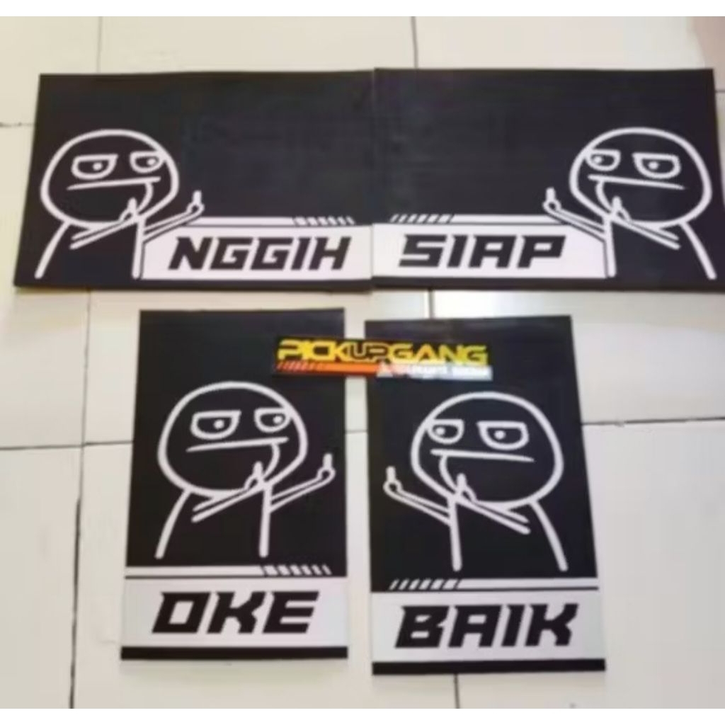 KARPET LUMPUR PICK-UP DEPAN BELAKANG