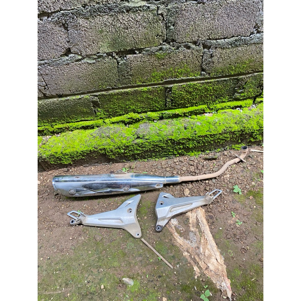 Knalpot step Honda Supra X 125 old original