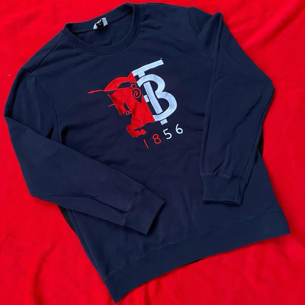 Burberry TB crewneck sweatshirt navy