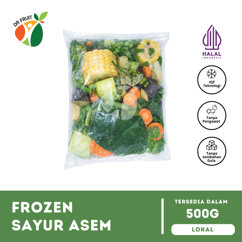 Sayur Asem Beku / Frozen Sayur Asem (IQF) - 500g