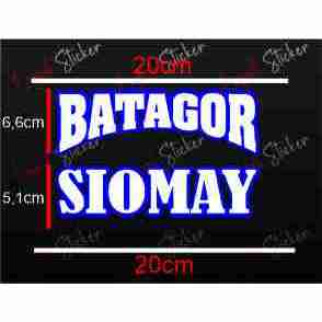 STICKER KACA GEROBAK ETALASE SIOMAY DAN BATAGOR