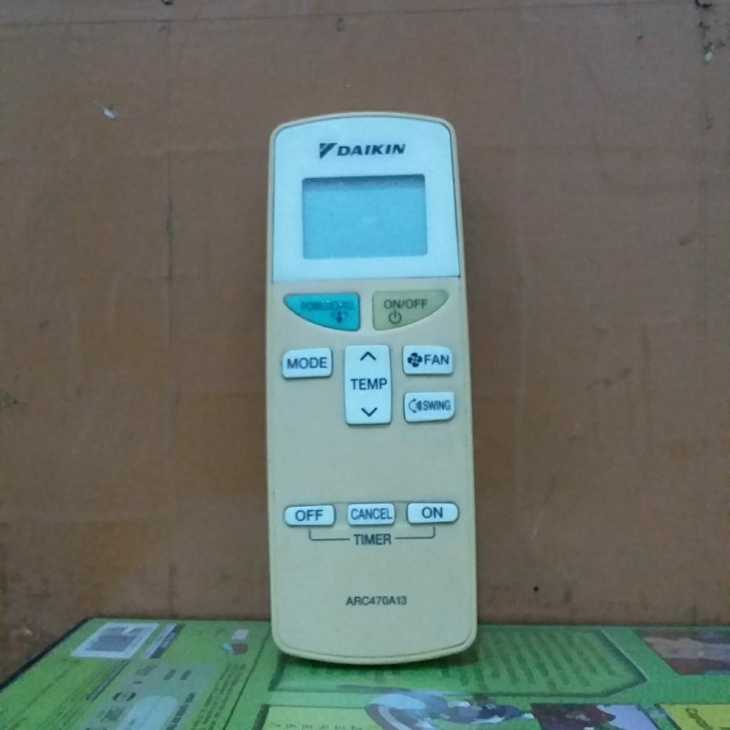 REMOTE AC DAIKIN SERI ARC470A13 ORIGINAL