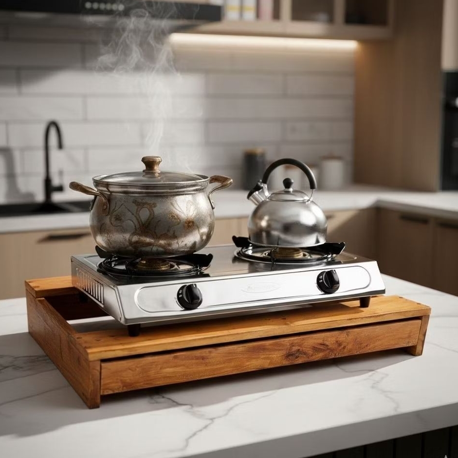 Tatakan Kompor Gas Minimalis / Meja Untuk Kompor Gas / Tempat Kompor Gas