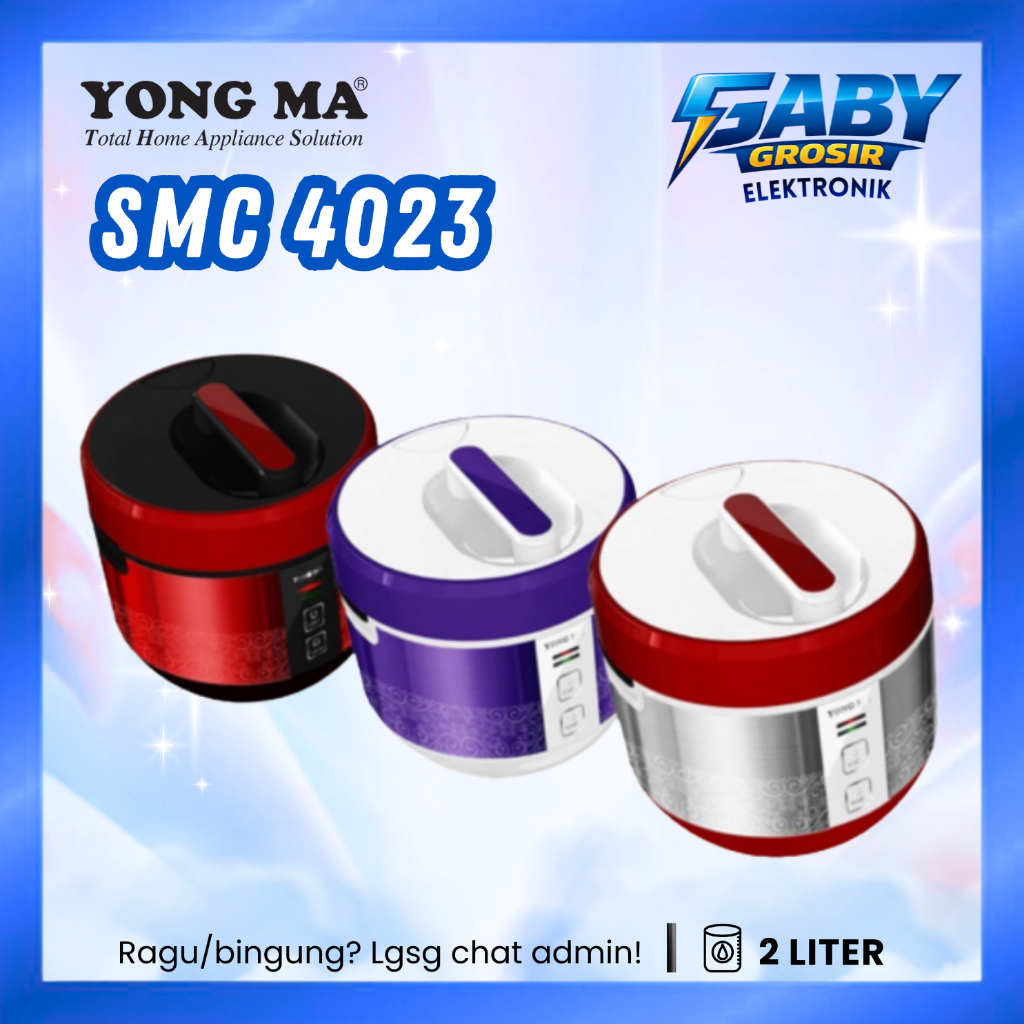 YONG MA RICE COOKER 2 LITER SMC 4023