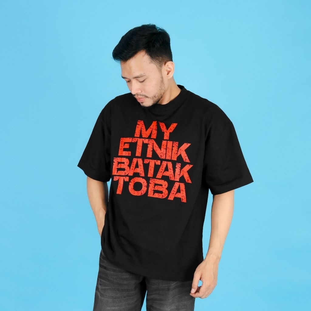 HORAS KAOS BATAK MY ETNIK BATAK TOBA OVER SIZE BOXY