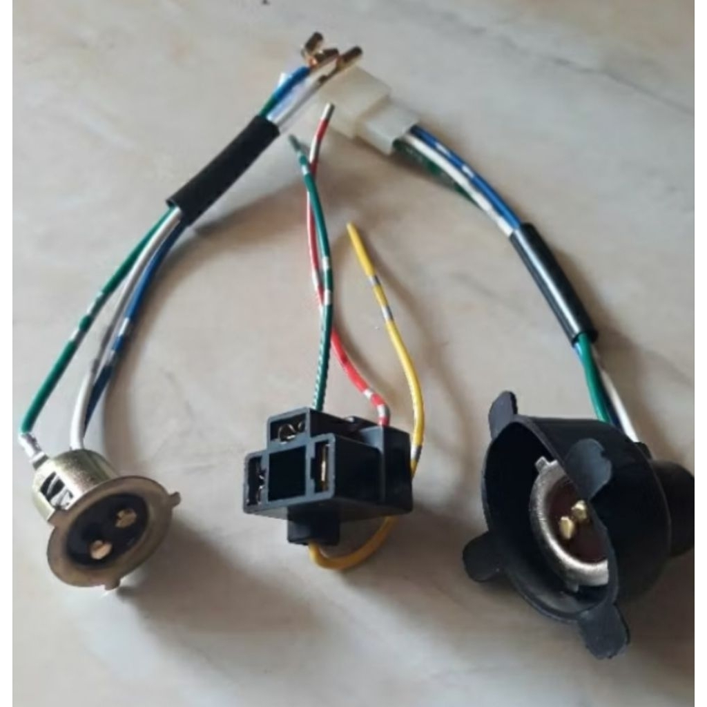 Fiting Lampu Rumah Lampu Motor fiting H4. Yamaha.Honda Fiting Sein fiting Gear  Fiting T10