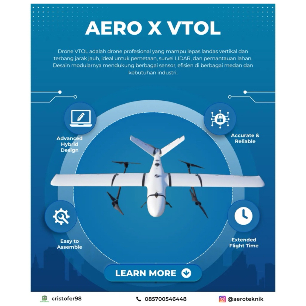 MFE Hero VTOL mapping drone RTF