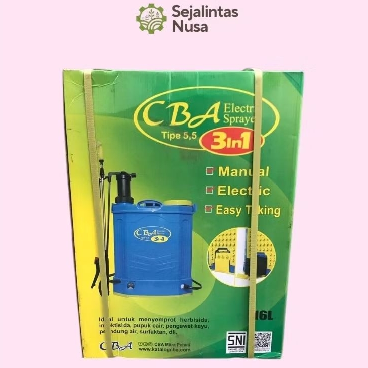 CBA 16 Liter Tipe 5,5 Sprayer Elektrik 16 Liter Alat Semprot CBA