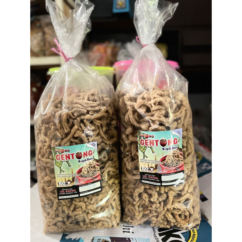 KRIPIK USUS GENTONG 1 BALL 2kg