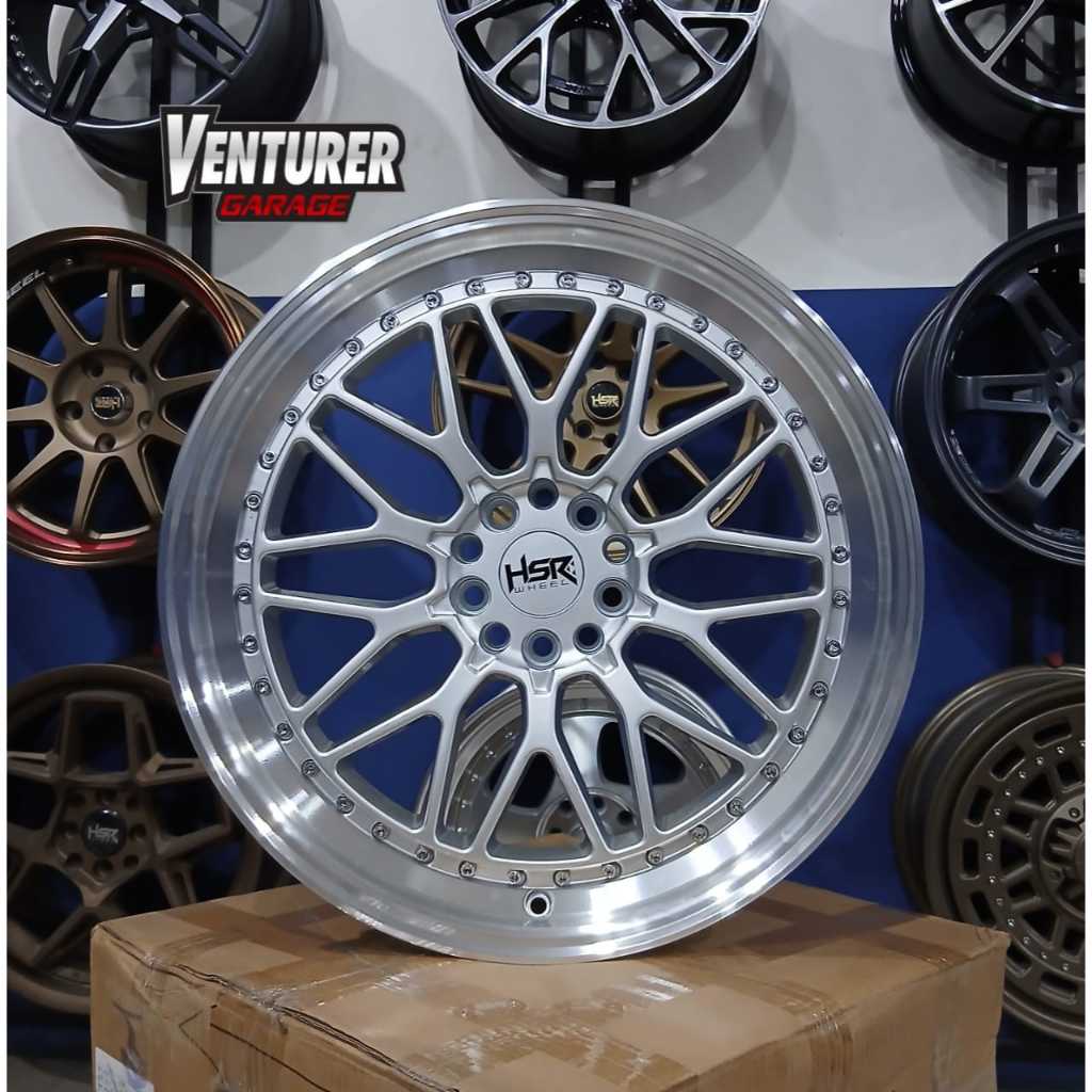 VELG MOBIL CHERY TIGO 8 RING 19 HSR SIGI R18 LEBAR 85 ET40 WARNA SILVER POLISH