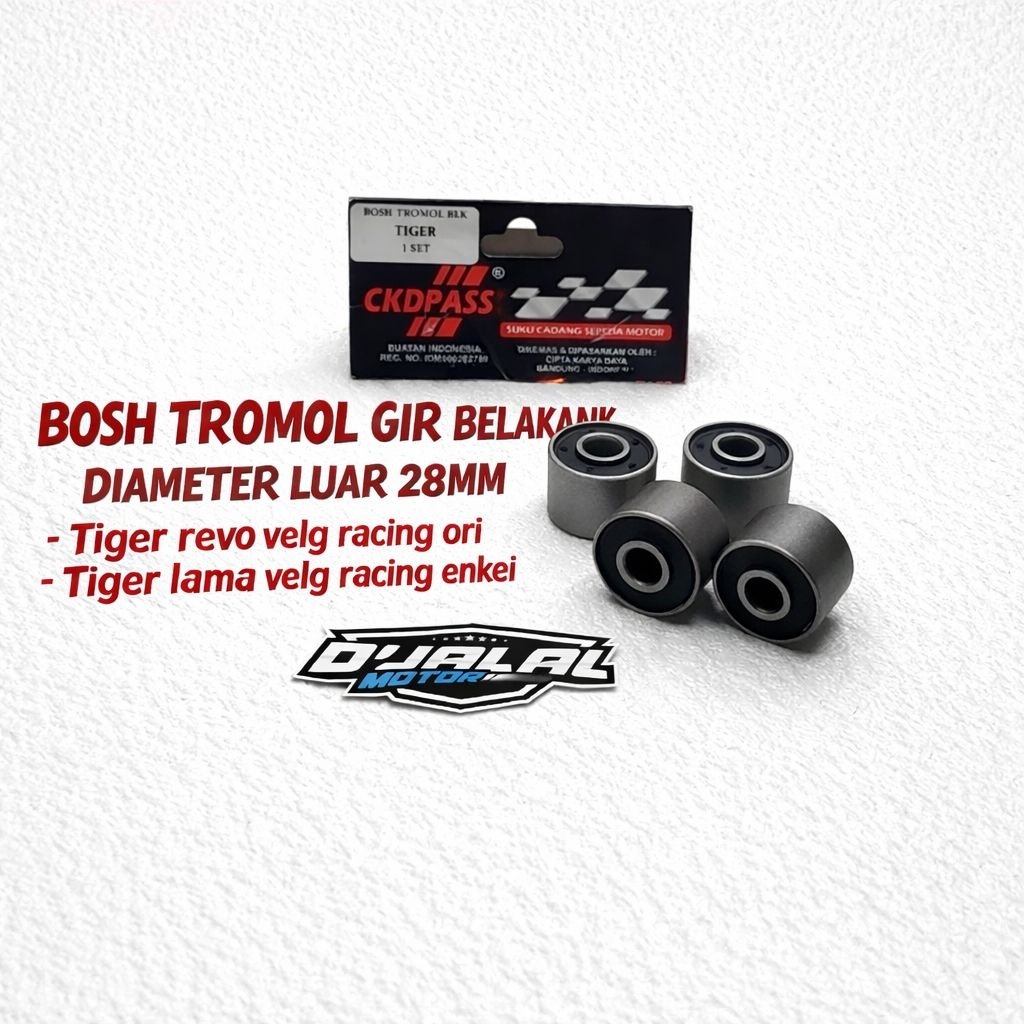 BOSH TROMOL GIR BELAKANG TIGER REVO VELG RACING TIGER LAMA VELG RACING