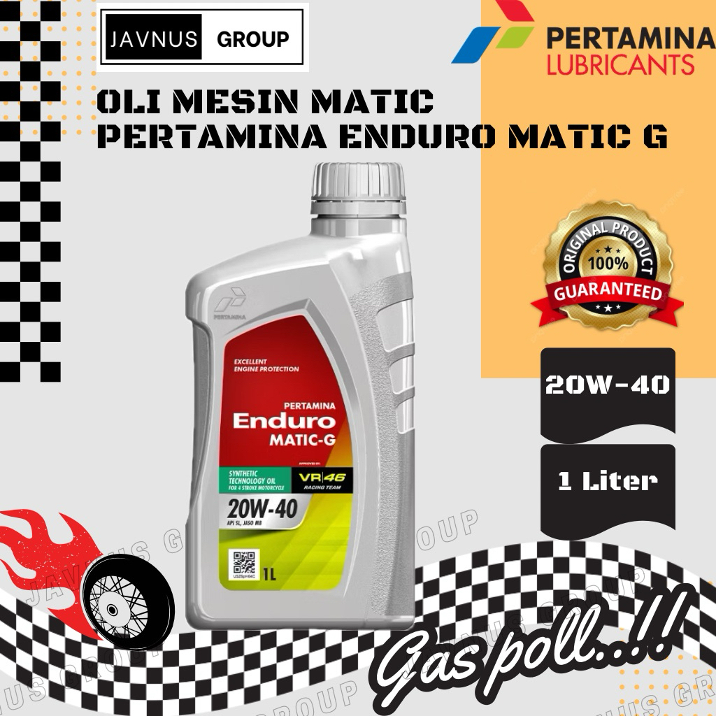 Oli Enduro Matic G 20W-40 1L Original Oli Matic Enduro