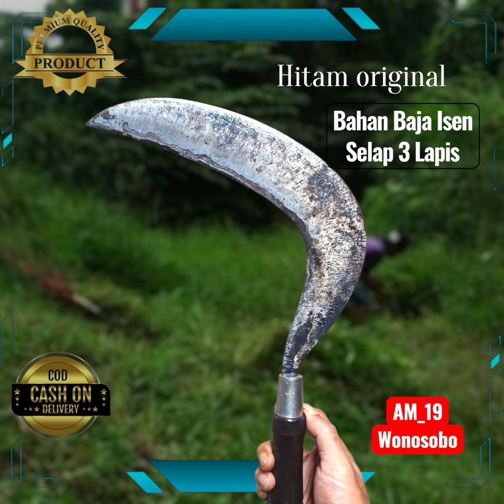 Sabit Arit Liwung Pengaritan Super Baja Selap Isen 3 Lapis AM19 Wonosobo