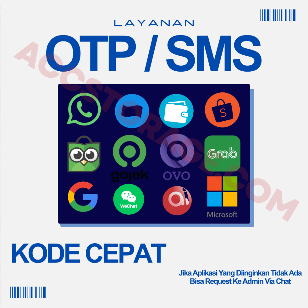 JASA LAYANAN KODE OTP | KODE SMS