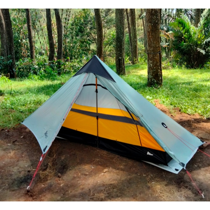 Tarp Tent Agrey 15D NYLON SIL/PU GREY SILVER