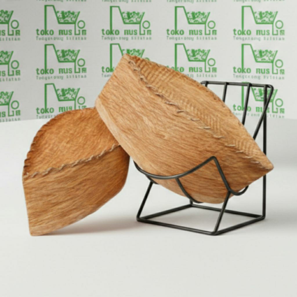 Peci Habib Bahar / Peci Kulit Kayu Waru - Coklat Polos