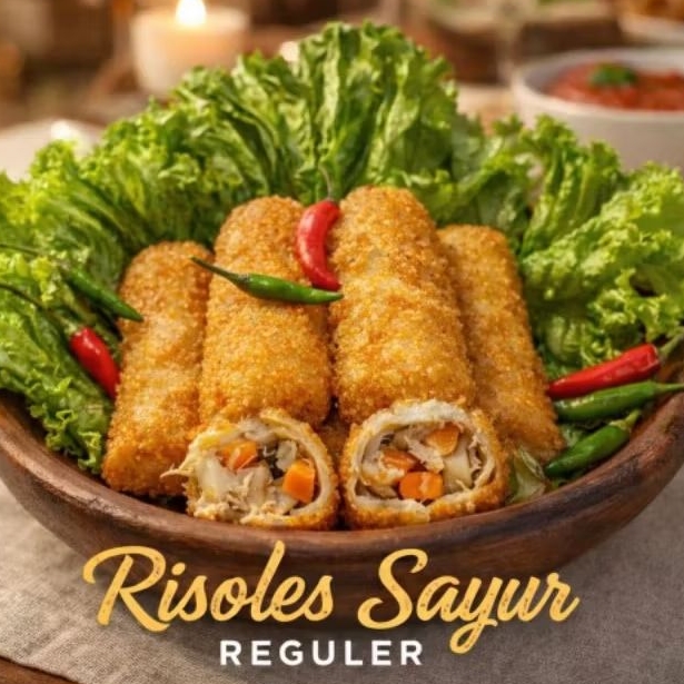Risol Sayur Reguler | Risoles Sayur | Risol Kampung FROZEN Isi 5