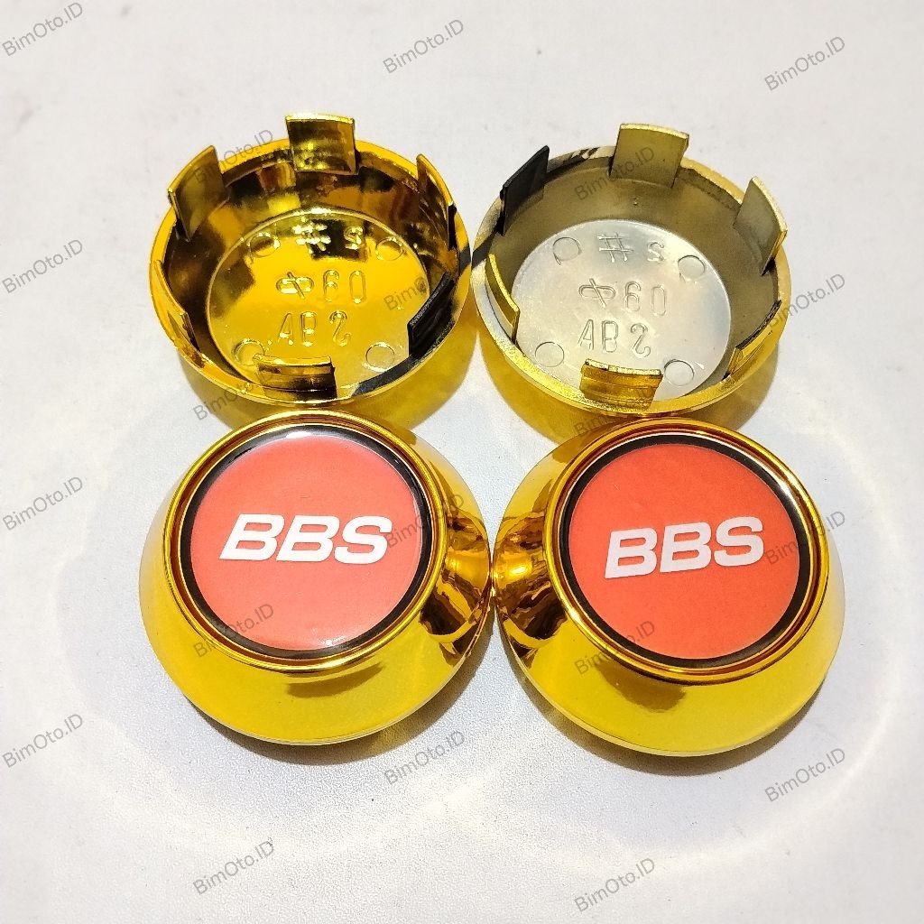 Dop Roda Dop Velg Racing BBS Kerucut Variasi Diameter Untuk Ukuran 6,5 CM