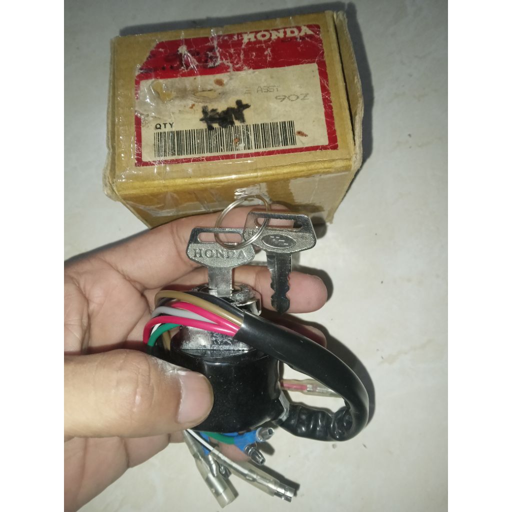 kunci kontak kabel 7 honda s90 s90z cb cb100 cb125 nos