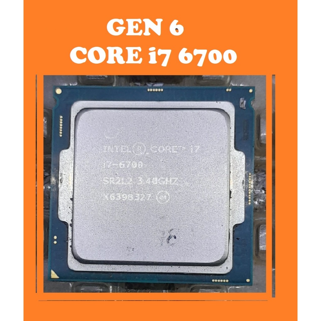 PROCESSOR INTEL CORE I7 6700 3,4 GHZ LGA 1151 gen6/gen7/i3/i5/i7