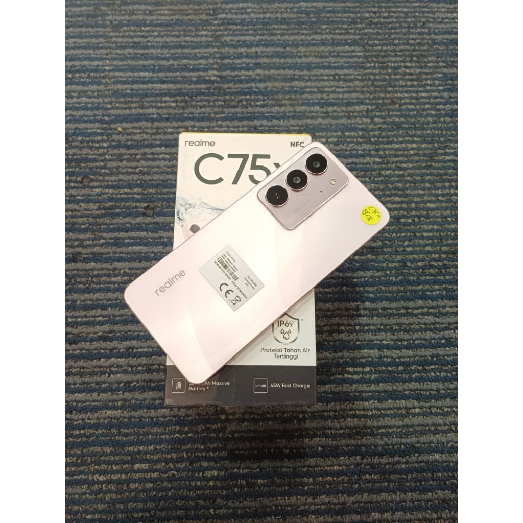 DIJUAL REALME C75X ram 8/128 second like a new