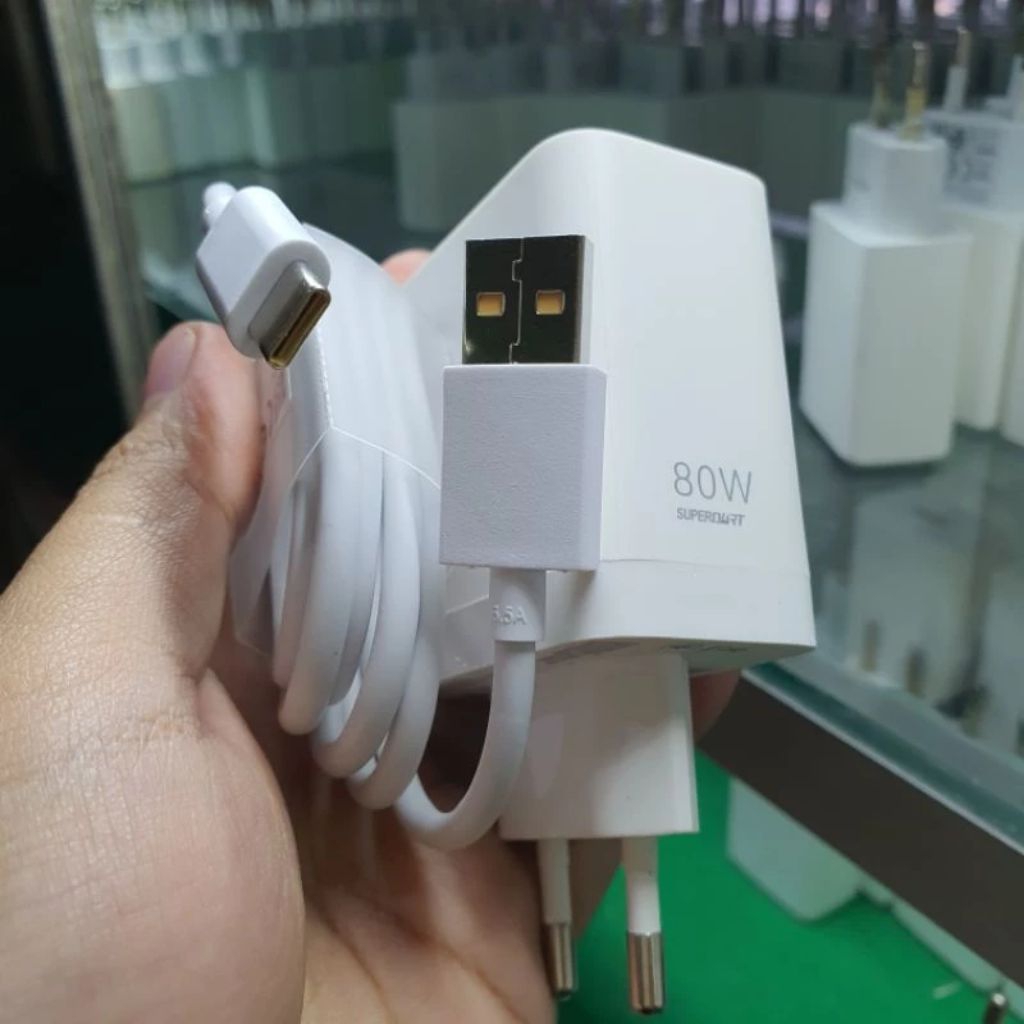 Charger Original REALME 80 Watt SUPERDART