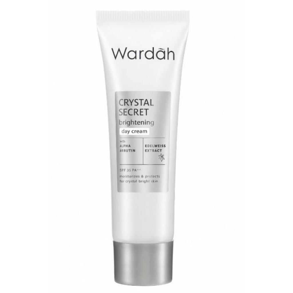 Wardah Crystal Secret Bright Activating Day And Night Cream 15 ml - Wardah Cream Siang Malam Pelemba