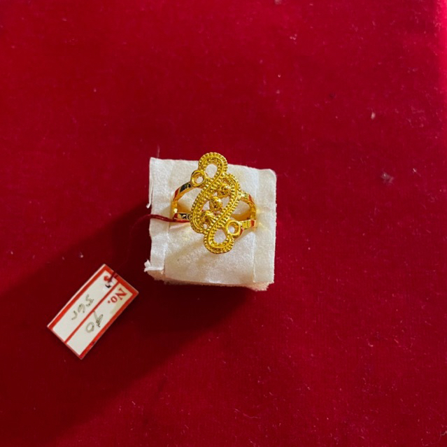 cincin model hongkong S lapis emas