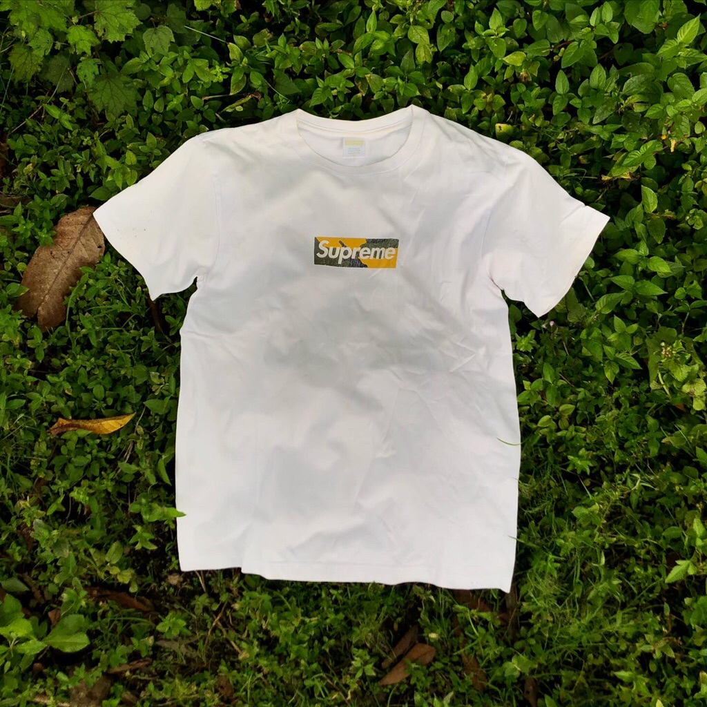 SUPREME BOX LOGO CAMO BROOKLYN TSHIRT
