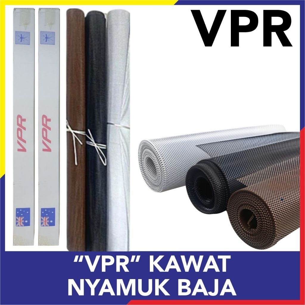 kawat nyamuk baja ventilasi / kasa jaring nyamuk ventilasianti warna  anti tikus per meter- VPR