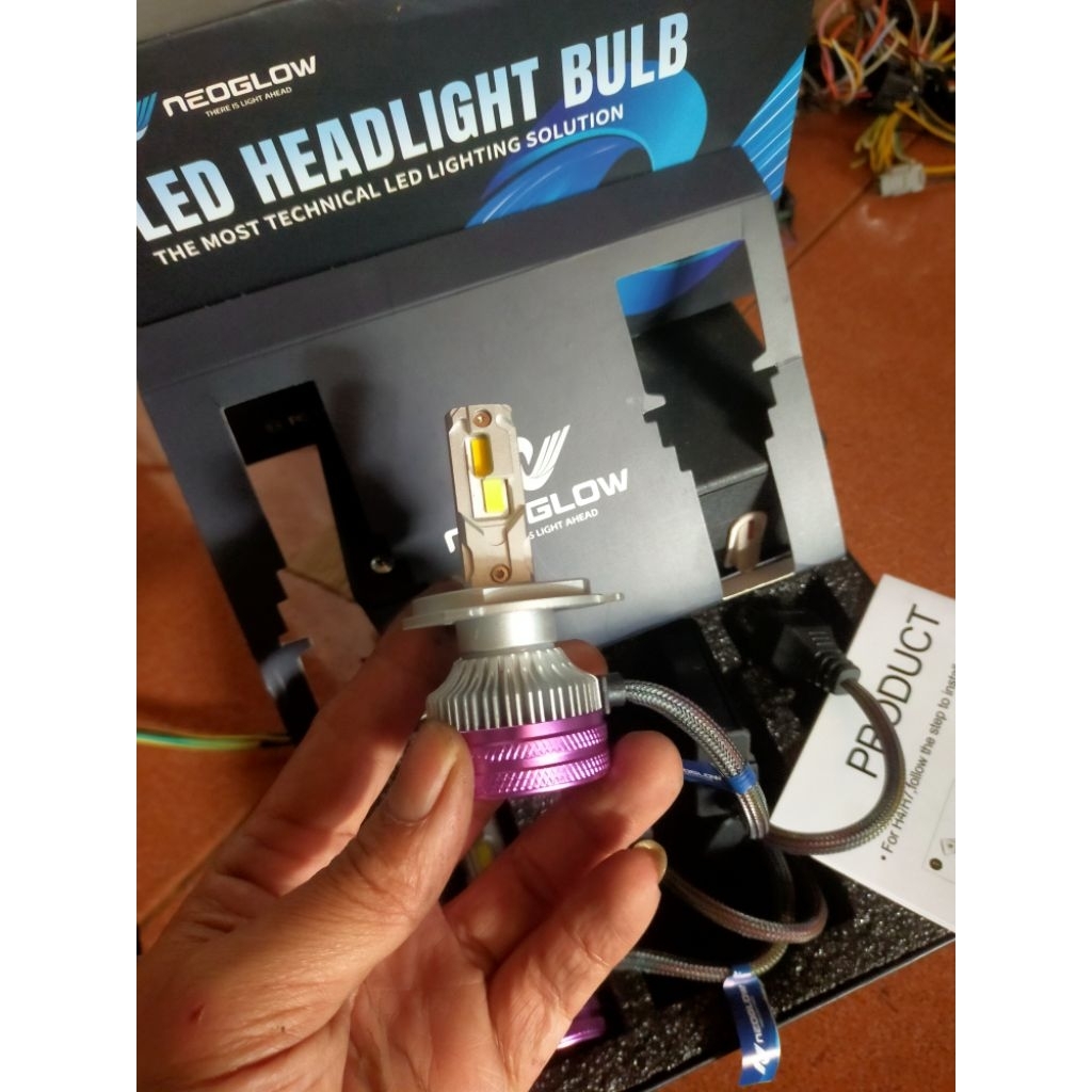 led headlamp h4 3 warna