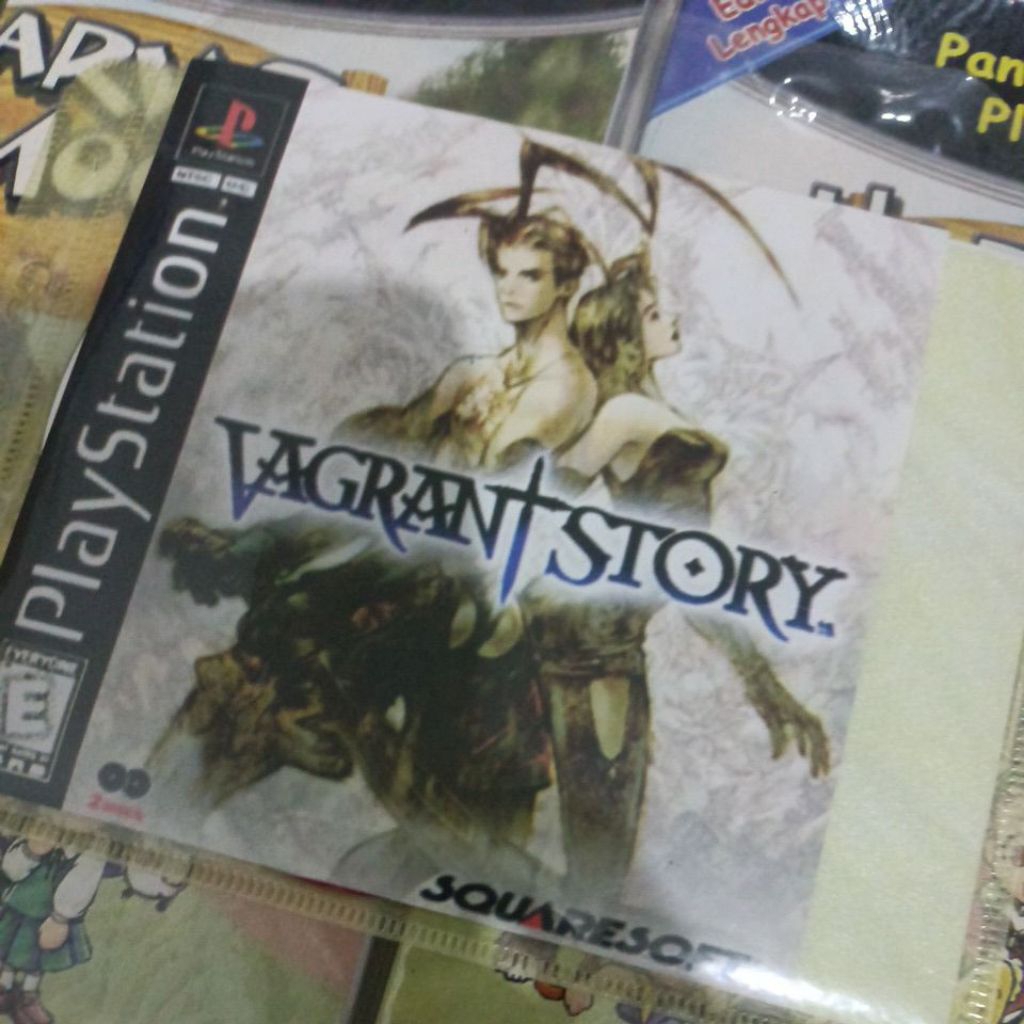 Kaset PS1 VAGRANT STORY Copab Copy Pabrik