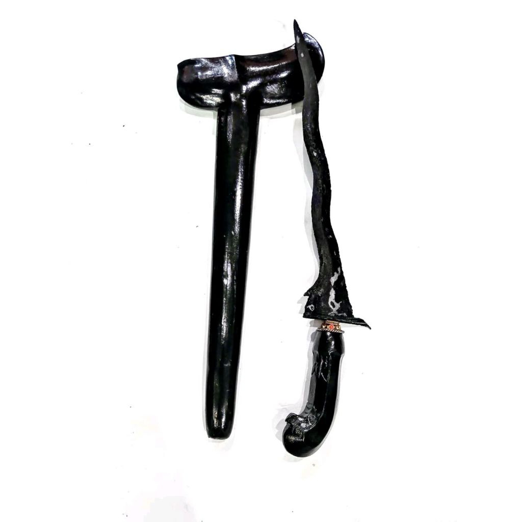Keris Sepuh Kebo Dhengen Pamor Ceprit Tangguh Majapahit - KERIS PATREM SEPUH