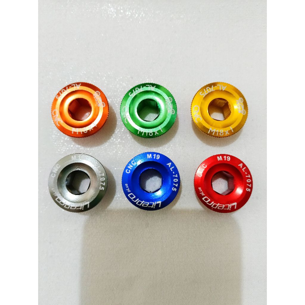 TUTUP BAUT CRANK HOLLOTEC II CNC ALOY M18 M19 M20