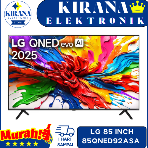 LG 85QNED92ASA QNED MiniLED SMART TV 85 INCH UHD 4K DOLBY VISION AI SOUND PRO